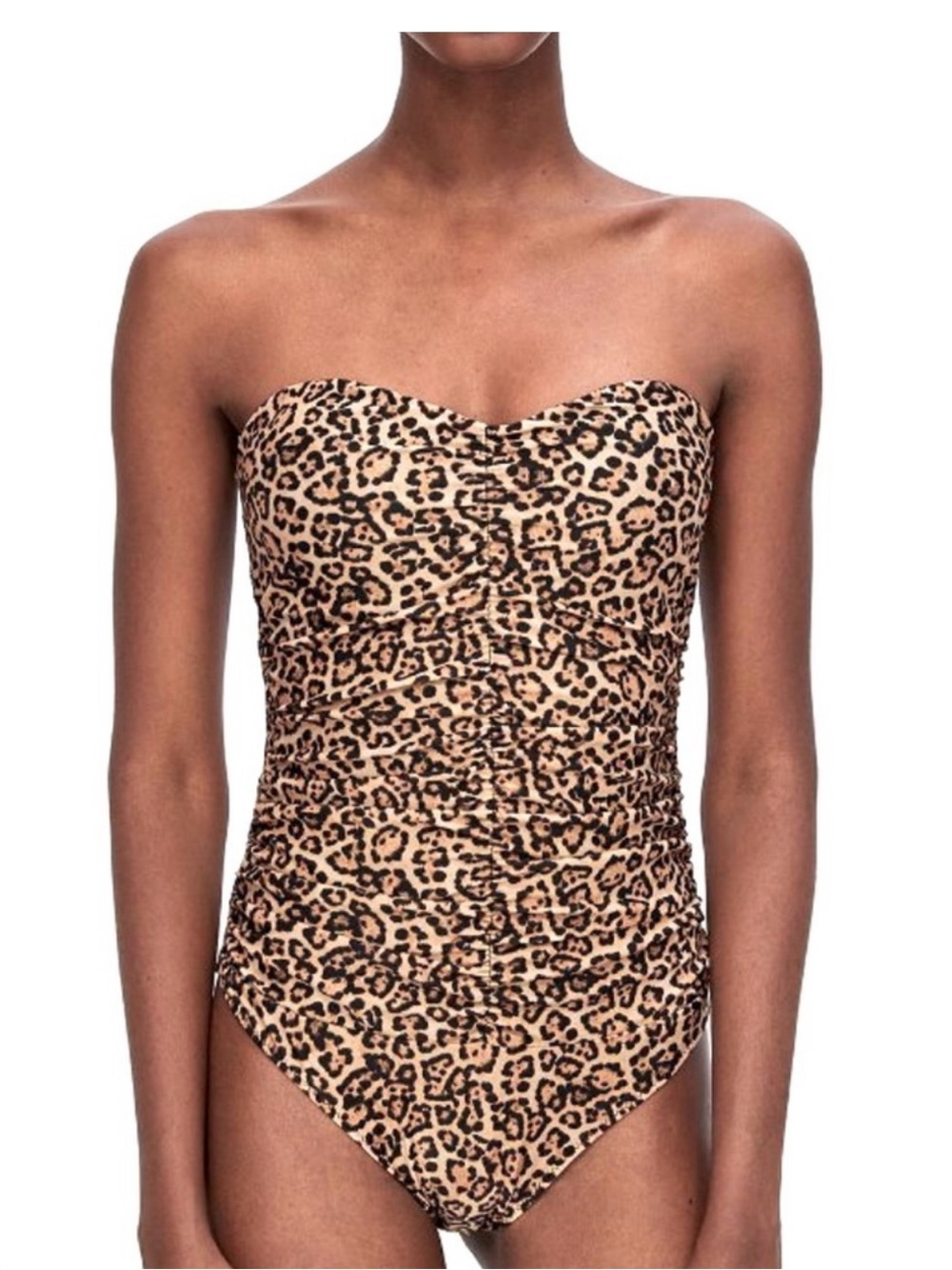 Zara Leopard Print Bathing Suit - Picture 2 of 5